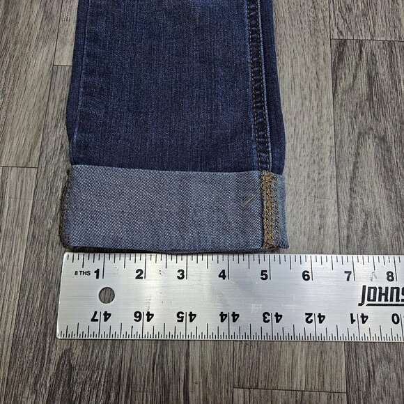 SO Jeans Womens 0 Blue Cuffed Skinny Stretch Denim Mid Rise Casual Pants - Picture 12 of 12